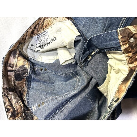 adikto womens jeans size 6 29x34 Good Condition Teen Adult Embroidered Pockets. - Picture 13 of 16